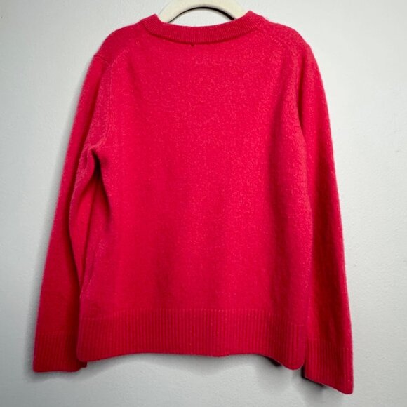 J CREW 100% Cashmere Sweater Girls 8 Salmon Pink Soft Long Sleeve Girl CREWCUTS - Picture 2 of 8